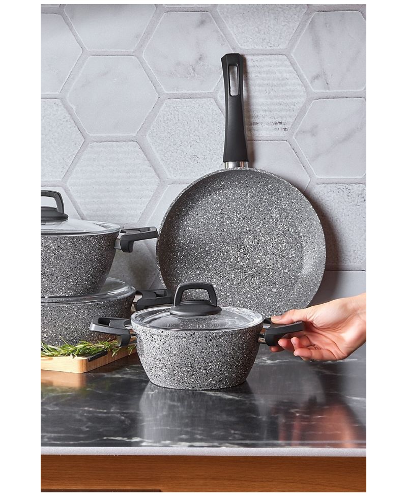 Karaca Gris Bio Granit 7 Parça Tencere Seti